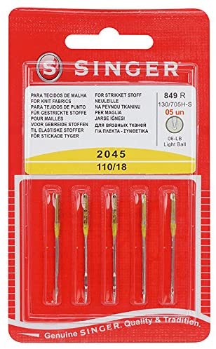 Agujas Singer Blister (5)  110/18